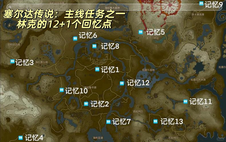 《塞尔达传说:荒野之息》全任务——十二回忆点