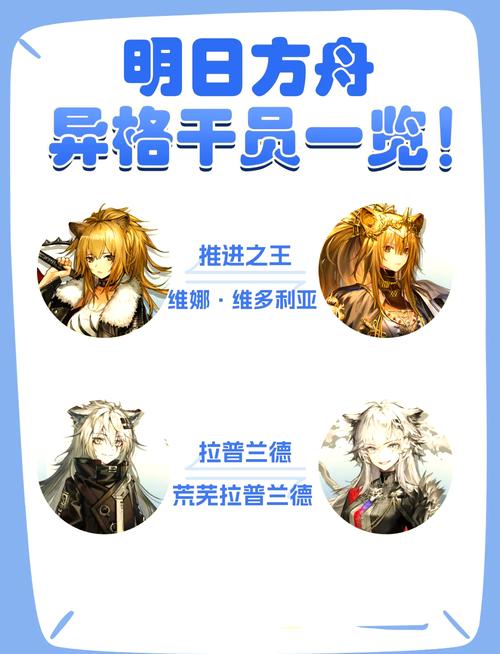 明日方舟干员图鉴(明日方舟干员图鉴wiki)